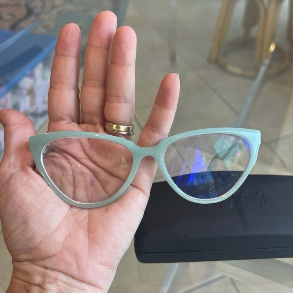 Mint Green Cat-Eye Glasses SEE EYEWEAR ITALY